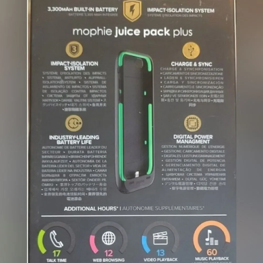 New Mophie Juice Pack Air iPhone 6/6s White External Rechargeable Battery Case